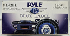 Pyle PL42BL 2-Way 4in. Car Speaker 180W MAX 80W RMS