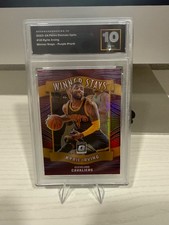 2023-24 OPTIC- KYRIE IRVING #10 WINNER STAYS PURPLE PRIZM GEM MT 10