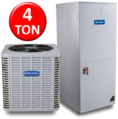Ton MRCOOL Central Air Conditioner Heat Pump 48,000 BTU Ducted