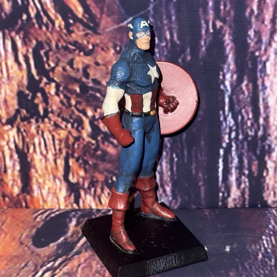 Eaglemoss 2008 Marvel Capitán América Die-Cast Estatua Coleccionable ABI/4281 Foto 4 de 4