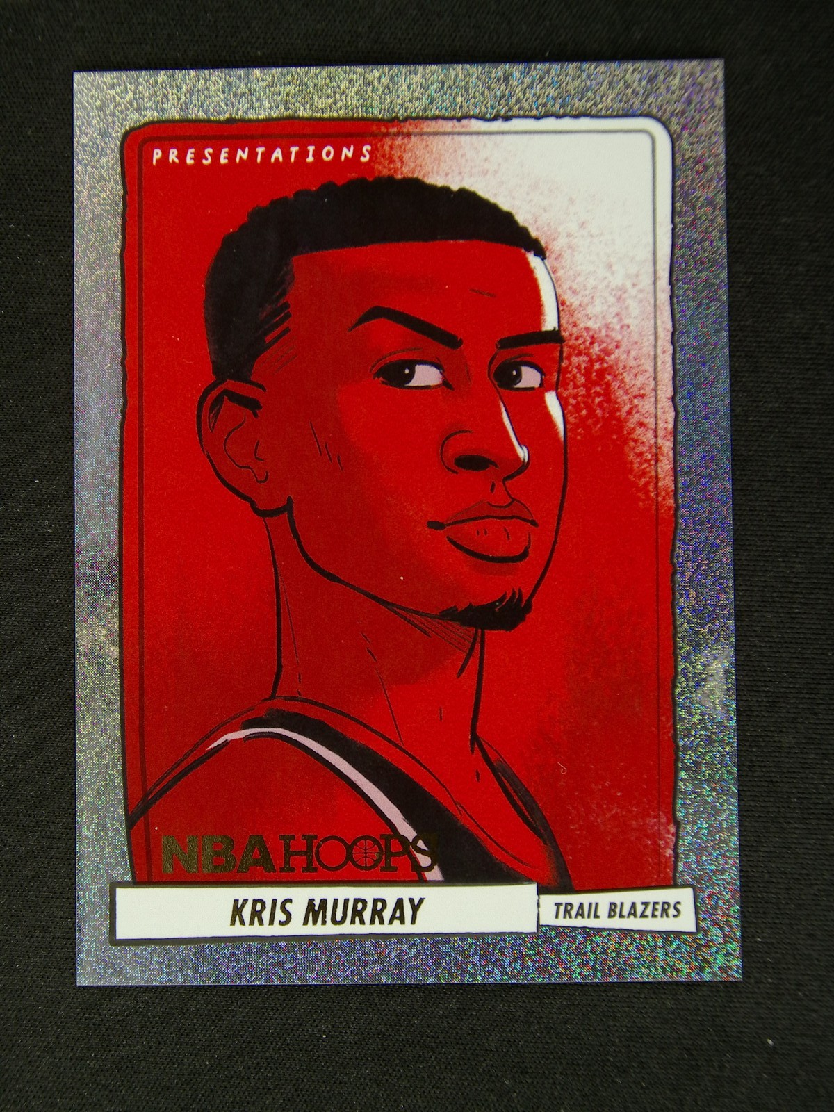 2023-24 Panini Hoops Kris Murray #15 RC Rookie Presentations SSP