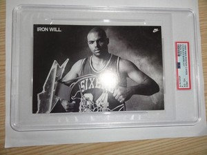 1989 Nike Poster Card - Sir Charles Barkley #824 - PSA 4 Ex - Iron Will