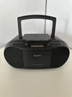 Sony CFD-S70 Portable CD Cassette Player AM/FM Radio Boombox w/Power Cord