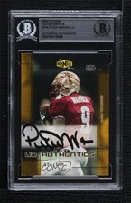 2000 UD Ionix UD Authentics 74/100 Peter Warrick #PW BGS Authentic Auto 3c7