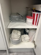 3 x Kitchen Unit Carcasses replacement White Shelf  18” x 13”