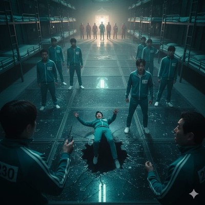 COSTUME CARNEVALE THE GAMER 14/16ANNI TUTA ROSSA CINTA NERA PER TRAVESTIMENTI A TEMA FILM SQUID GAME NON ORIGINAL NO ACC - Parole E Pensieri - Foto 3