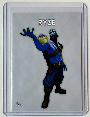 Ryze Limited Edition Artist Signed ''League Of Legends'' Trading Card 2/10