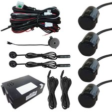 Riloer Car Auto Vehicle Reverse Backup Radar System with 4 Parking Sensors,...
