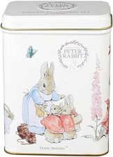 New English Teas Peter Rabbit Tea Caddy with 40 English Afternoon Teabags - Bea