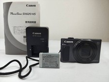 Canon PowerShot SX620 HS Black 20.2MP 25x Zoom Wi-Fi w/ Battery Tested