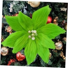 6PCS st Patricks Day Picks Decorations Furry Shamrock Ornaments for Tree Funny