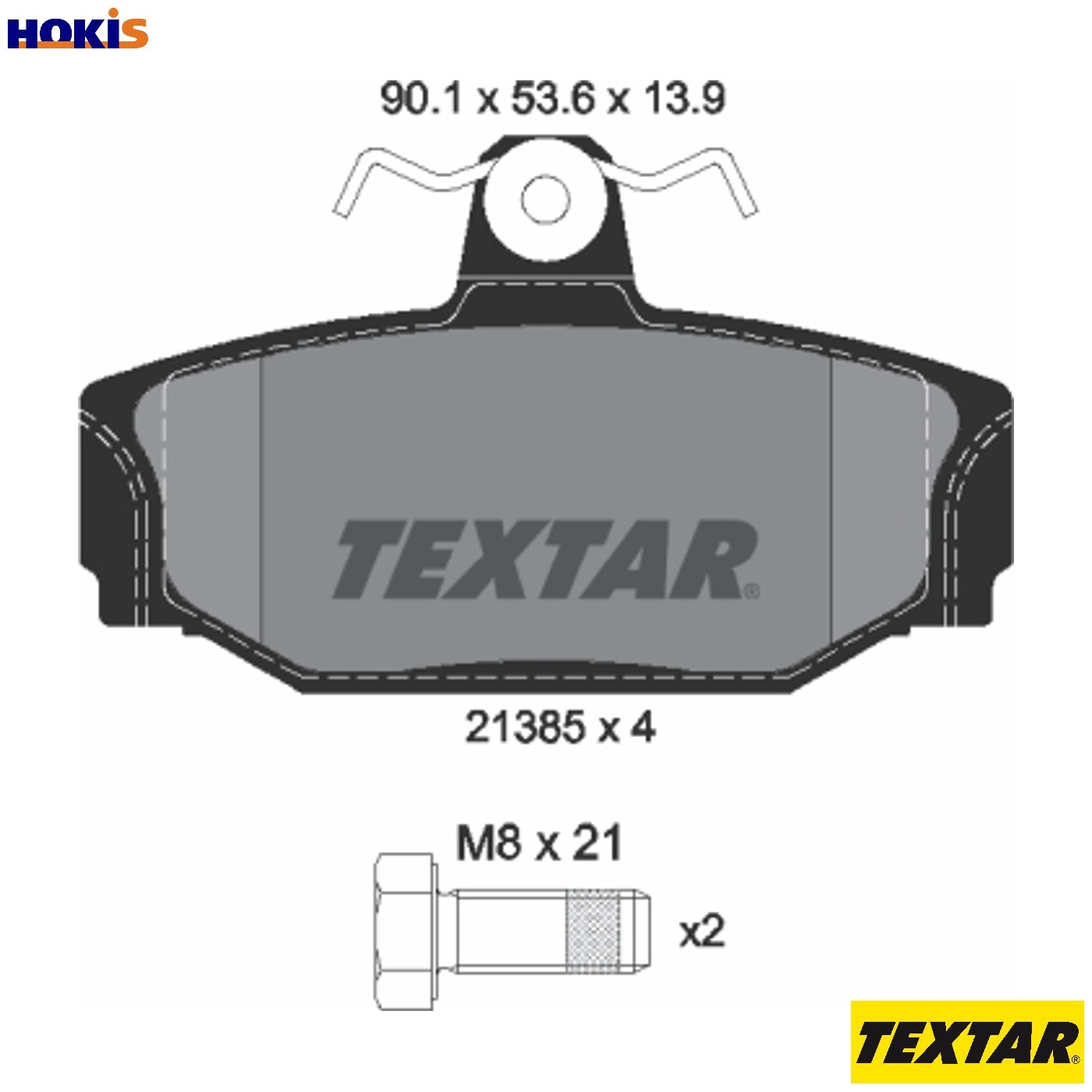 BRAKE PAD SET DISC BRAKE 2138501 FOR VOLVO 740 S90 V90 V70/� B 234 F 2.3L 4cyl