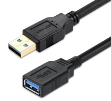 USB 3.0 Extension Cable 10FT High Speed 3.0 USB Extender Cord Type A Male to ...