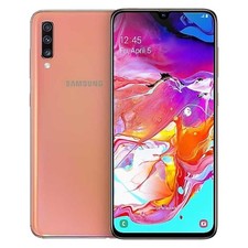 Samsung Galaxy A70 - 128GB - Unlocked Smartphone - Coral - Very Good Condition