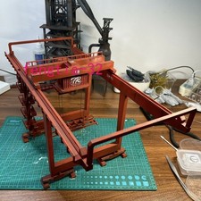 NEW N-scale Model Gantry Crane 2 Dock Container Crane 3D Printing Assemble Model