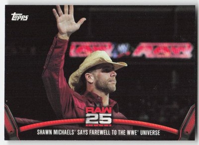 2018 WWE Then Now Forever 25 Years of Raw Shawn Michaels #RAW-32