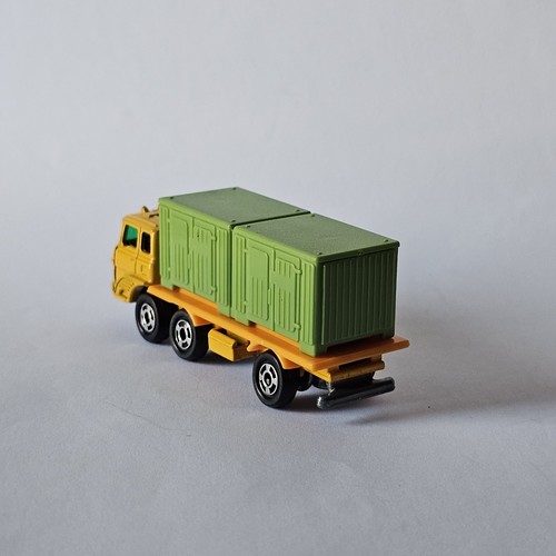 Vintage Tomy Tomica Pocket Cars Nr. 7 Fuso LKW Serie Pritsche grün und gelb - Bild 5 von 8
