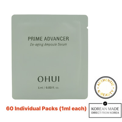 O HUI Prime Advancer De-aging Ampoule Serum 1ml x 60 packs Anti Wrinkle/K-Beauty