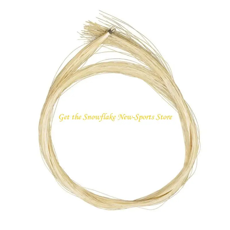 E56D Violin Bow Hair Mongolian Horse Hair Universal Violin Bow Horsehair Replace