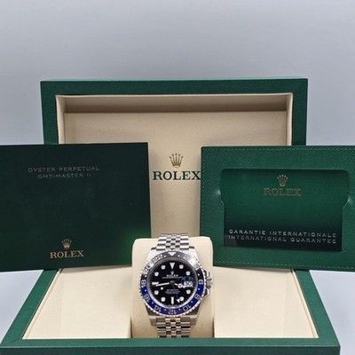 NEW 2026 Rolex GMT-Master II BATGIRL Steel JUBILEE 40mm 126710BLNR
