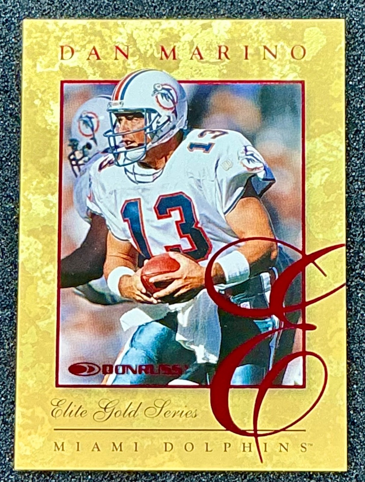 1997 Donruss Elite Gold Series Dan Marino Promo /2000 Miami Dolphins #2