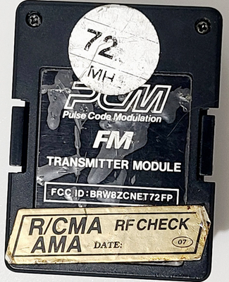 JR NET-J72P PCM FM Transmitter Module PPM & PCM (72.330) | eBay
