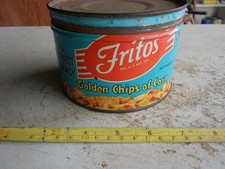 Vintage Empty Tin Can Fritos Corn Chips Only ...