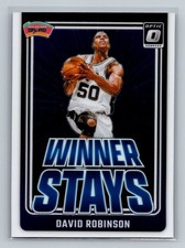 David Robinson 2024-25 Donruss Optic #15 Winner Stays San Antonio Spurs