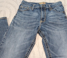 Wrangler 20X Boys Blue Denim Straight Jeans Medium Wash Regular Fit Size 20X