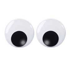 7.5 Inch Giant Googly Eyes Plastic Wiggle Eyes Self Adhesive 2 PCS Craft Decor