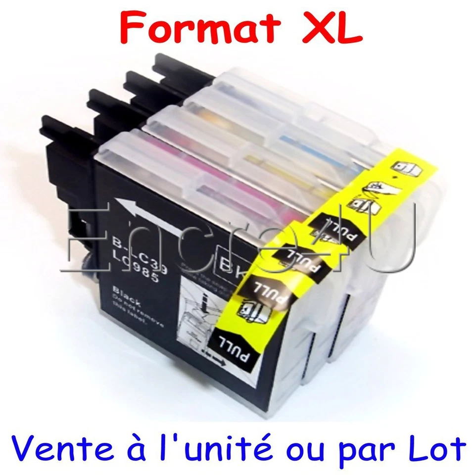 Cartouches d'encre LC985 compatibles Brother pour imprimantes DCP-J125 DCP-J140 - Photo 1/1