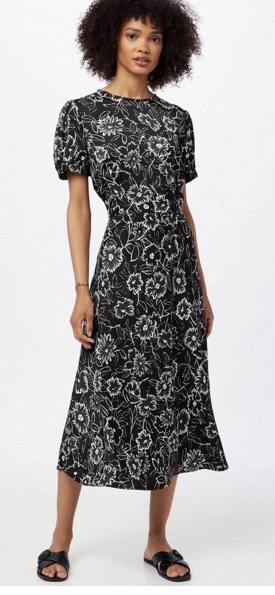 ralph lauren floral a line dress Lauren Ralph Lauren Ruffled Floral A-Line Gown – DGFOutlet main image 0