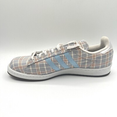 Adidas Men's Campus 80s Originals Size 10 Blue Plaid |GY4591