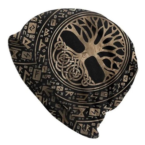 Cappello berretto vichinghi ragnar albero vichingo berretto Lothbrok Triquetra elmo di soggezione✨ - Foto 46 di 50