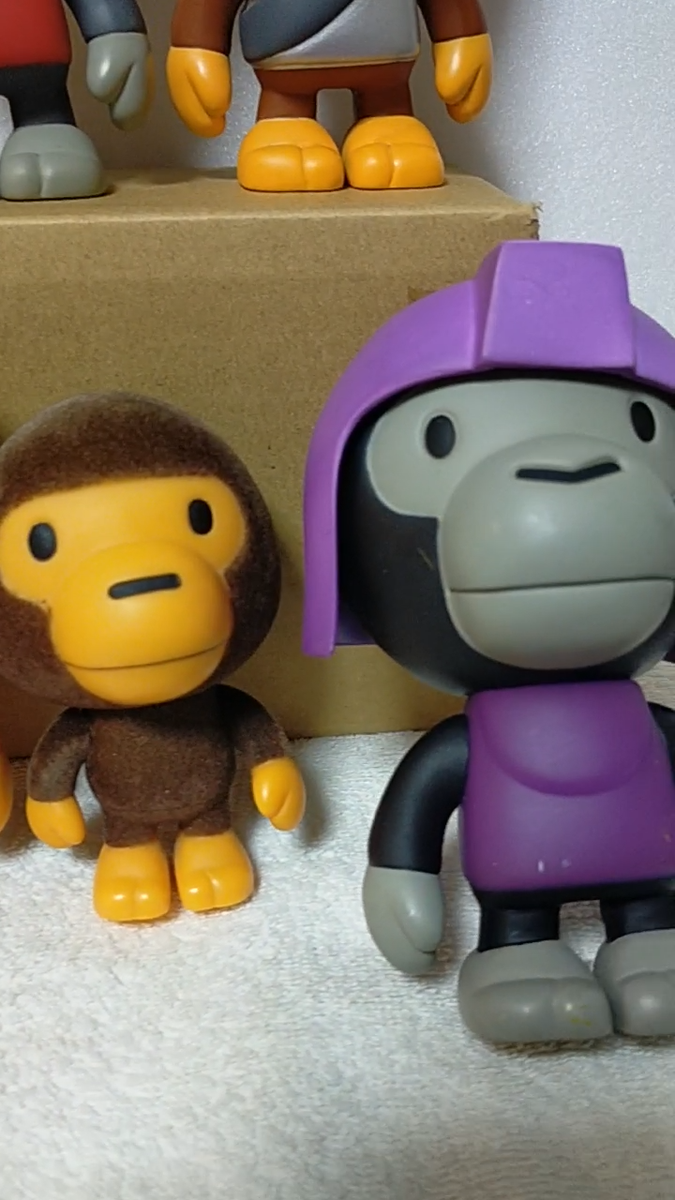 A BATHING APE - シリアルNo入　A BATHING APE　BABY・MILO フィギュア　人形 A Bathing Ape Aape Armor Baby Milo Figure Ape Bape Play Set