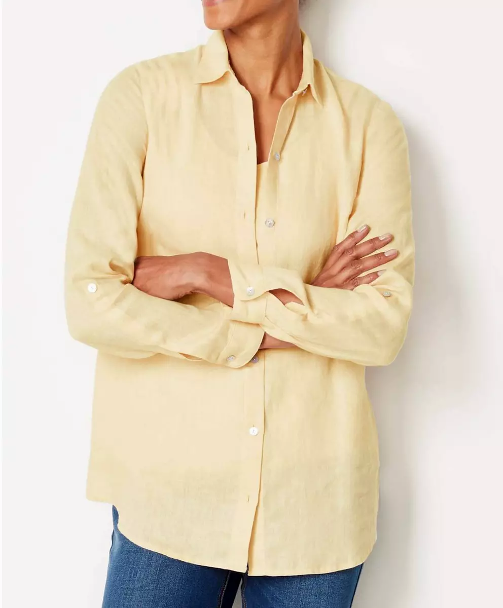J jill top linen shirt