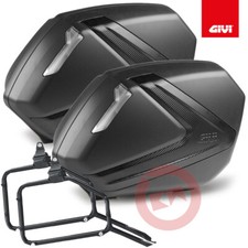 Paire Valises Latéral GIVI V37NNT + Chassis PLX528 Kawasaki Klv 1000 2004-2010