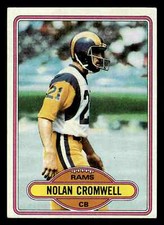 1980 Topps Nolan Cromwell #423 - Los Angeles Rams