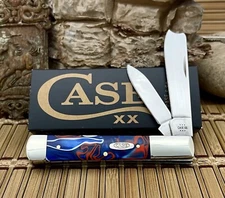 Case XX USA Patriotic Kirinite 11226 Stainless Razor Barlow Pocket Knife