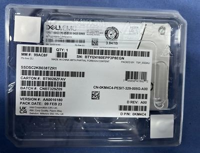 Intel S4520 3.84TB SSD Dell D3-S4520 SATA III 6Gb/s 2,5'' SSDSC2KB038TZR  WNPN1