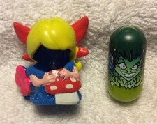 2004 Mighty Beanz Bodz S1: 257 Pixie Queen Bean  Fairy Princess Bod Lt Blue 