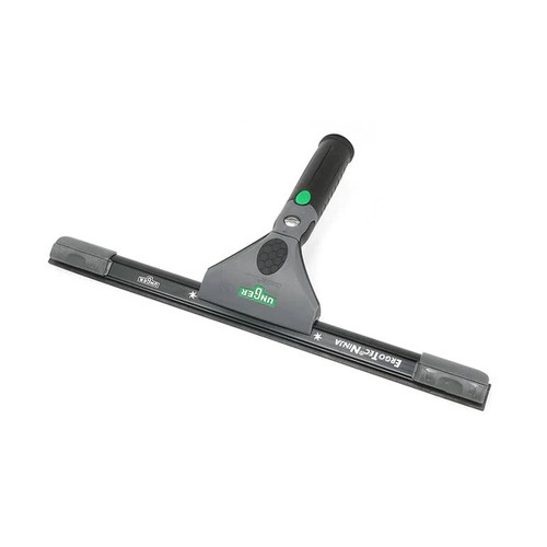 Unger Ninja ErgoTec Complete Squeegee Handle & Channel with Rubber Window Clean - Picture 2 of 23