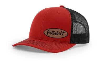 Peterbilt Semi Truck Side Panel Laser Engraved Richardson 112 Snapback Hat Cap