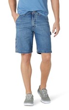 Wrangler Jean Co Men's Vintage Tint Carpenter Denim Shorts 44"