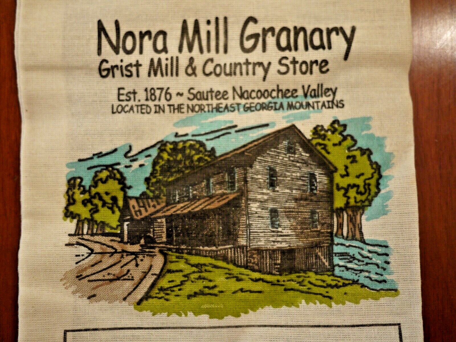 Vintage NORA MILL GRANARY, Grist Mill & Country Store, Helen GA, 32 oz