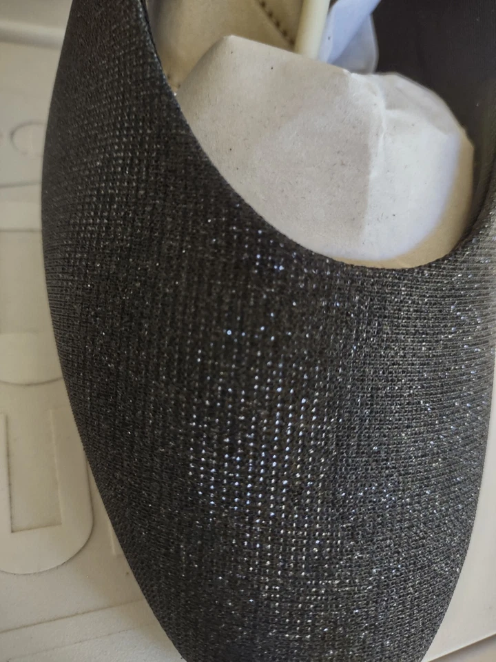 Tela Cósmica Negra Estilo Suave Por Angel II 9.5ew Nos Tacón Bajo Ancho Brillante Foto 4 de 4