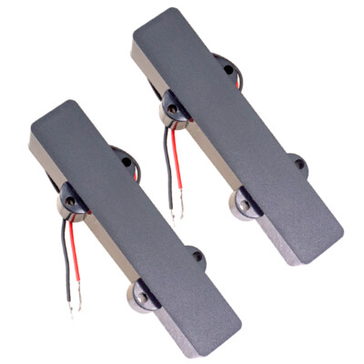 2 Stück 4 Saiten Jazz Bass Humbucker geschlossen Tonabnehmer für E-Bassgitarre