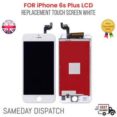 iPhone 6s Plus Weiß LCD Ersatz Display Digitizer Montage Bildschirm UK