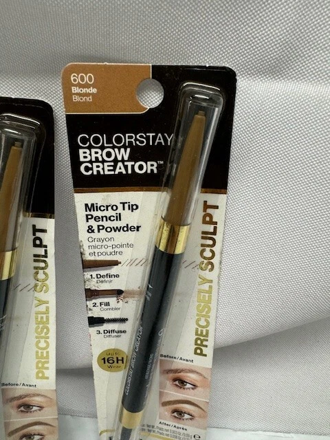 *LOTE DE 2*Revlon Colorstay Brow Creator 600 Rubio (5 Beneficios en 1 Herramienta) Foto 2 de 4