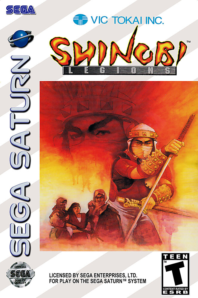 Shinobi Legions Sega Saturn BOX ART Premium POSTER MADE IN USA